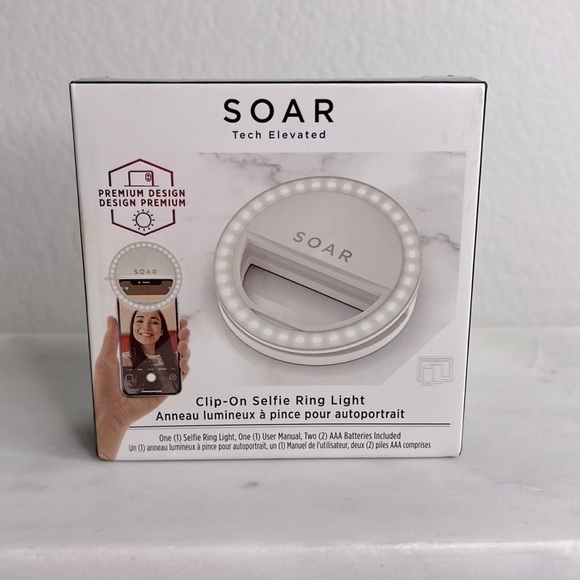 Soar Clip-On Selfie Ring Light - Picture 1 of 1